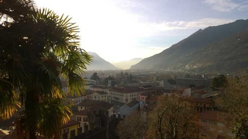 I wasted precious stamina hiking to see the castles in Bellinzona. I didn't even bother editing this shit photo since it still couldn't do it any justice